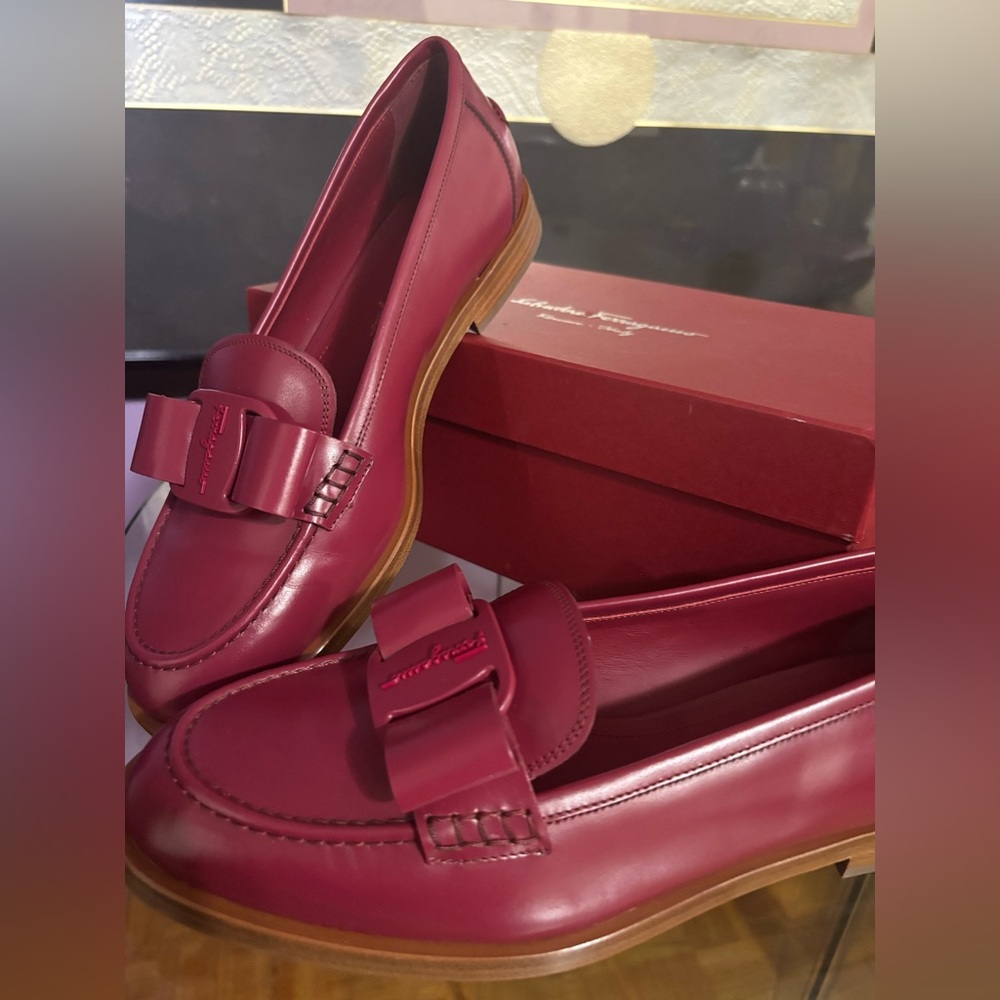 Ferragamo Vivaldo Viva Slip-On Loafers